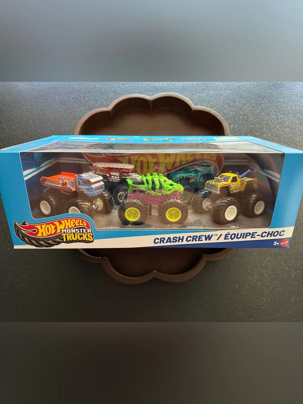 Mattel Hot Wheels Monster Trucks Crash Crew 5-Pack
